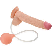 VELKÝ PENIS   26CM S EJAKULACÍ REALISTICKÉ DILDO NA PŘÍSAVCE - 72143308 - 2