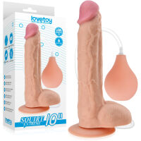 VELKÝ PENIS   26CM S EJAKULACÍ REALISTICKÉ DILDO NA PŘÍSAVCE - 72143308 - 5
