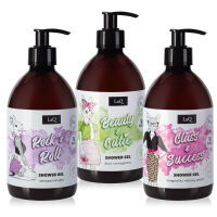 Veganská sada sprchových gelů pro ženy BEAUTY & CUTIE 3x500 ml - 78464265 - 3