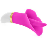 PULSAČNÍ VIBRÁTOR KE STIMULACI G BODU A KLITORISU, DISKRÉTNÍ JAZÝČEK FUKSIOVÝ- 76441965 - 2