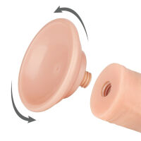 Dildo 20 cm, superrealistický penis s pohyblivou kůží - 79854647 - 3