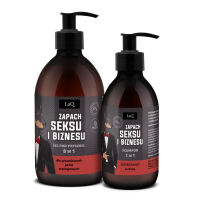 LAQ Vůně sexu a byznysu sada pro muže sprchový gel + šampon - 72832784 - 3