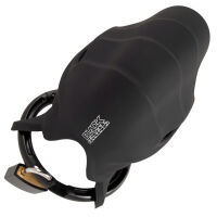 Černá silikonová klec na penis a varlata pás cudnosti BDSM - 70831811 - 2