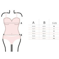 Smyslný komplet košilka a tanga Dkaren Maura - 75112059 - 3