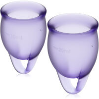 SATISFYER FEEL CONFIDENT - MENSTRUAČNÍ KALÍŠEK SADA 2ks - 70618803 - 5