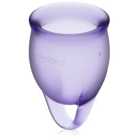 SATISFYER FEEL CONFIDENT - MENSTRUAČNÍ KALÍŠEK SADA 2ks - 70618803 - 3