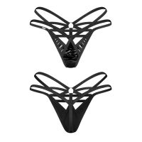 Obsessive Keira Lise Thong stringy černé spodní prádlo - 70584721 - 2