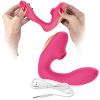 SAMONOSNÝ VIBRÁTOR PENETRÁTOR ŠTĚRBINKY S FUNKCÍ SÁNÍ INTENZIVNÍ MASTURBÁTOR PRO NI RŮŽOVÁ BARVA - 77046614 - 2