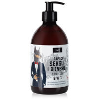 Veganská sada pro muže DOBERMAN sprchový gel + mýdlo + máslo - 78640432 - 4