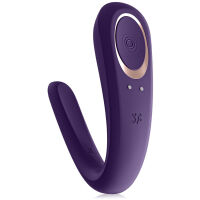 SATISFYER DOUBLE CLASSIC - VIBRÁTOR PRO PÁRY MASAŽÉR K POUŽÍVÁNÍ PŘI SEXU 10 FUNKCÍ - 77887717 - 5