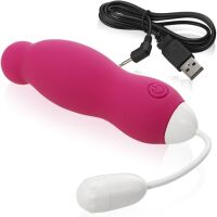 ERGONOMICKÉ VAGINÁLNĚ-ANÁLNÍ VAJÍČKO 12 PROGR. SEX STIMULACÍ  – 71167944 - 2