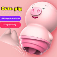 MASAŽÉR KLITORISU STIMULÁTOR PRASÁTKO VIBRÁTOR ORGASMOVÝ JAZÝČEK - 6 FUNKCÍ  - 72721183 - 5