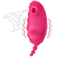 SACÍ A VIBRAČNÍ MASAŽÉR DO KALHOTEK VIBRÁTOR OVLÁDANÝ APLIKACÍ 9 FUNKCÍ  - 70095280 - 5