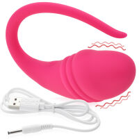 STIMULAČNÍ VIBRAČNÍ VAJÍČKO OVLÁDANÉ APLIKACÍ - 9 FUNKCÍ  - 72566182 - 2