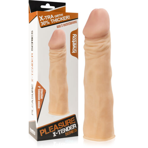 Nástavec na penis prodlužující a zvětšující o 5 cm - 75814824