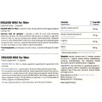 ORGASM MAX FOR MEN - TABLETKY NA POTENCI - 2 KUSY - 73922992 - 2