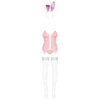 Obsessive růžový kostým králíčka s ušima a ocáskem Bunny - 73593867 - 7