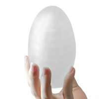 Elastický gelový masturbátor s pruhy pro muže 13 cm - 76023145 - 5