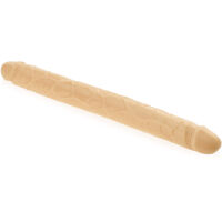 DOUBLE DONG DVOJITÝ PENIS DVOUSTRANNÉ DILDO KE DVOJITÉ PENETRACI TĚLOVÁ BARVA- 70853854 - 3