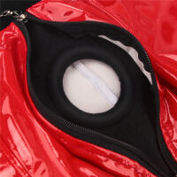 Červené boxerky s kroužkem na strap-on + kapsa na vibrátor - 79378237 - 10
