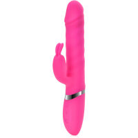 POSUVNÝ VIBRÁTOR S KRÁLÍČKEM NA KLITORIS - FUNKCE NAHŘÍVÁNÍ DO  48°C - 71685375 - 5