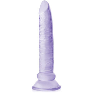 TENKÉ DILDO, PENIS DO ANÁLU I VAGÍNY S PŘÍSAVKOU  - LTT BLQ-044PRZ