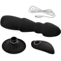 VÝKONNÝ ANÁLNÍ VIBRÁTOR NA DÁLKOVÉ OVLÁDÁNÍ MASAŽÉR PROSTATY S PŘÍSAVKOU - 10 FUNKCÍ- 71218634 - 2