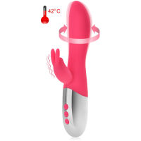NAHŘÍVANÝ DO 42°C  DVOUSYSTÉMOVÝ VIBRÁTOR ROTAČNÍKRÁLÍČEK - 49 KOMBINACÍ STIMULACE  - 75766314 - 3