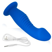 Realistický ohebný pruhovaný vibrátor 9 funkcí 18 cm - 74267554 - 2