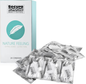 24ks - NATURE FEELING - ULTRA TENKÉ KONDOMY PRO PŘIROZENÝ PROŽITEK  - 79873226