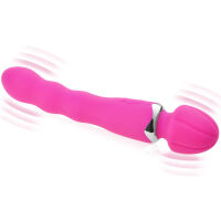 VÝKONNÝ MASAŽÉR + VIBRÁTOR 2V1 - 36 FUNKCÍ - DO VAGÍNY ANUSU, NA KLITORIS I BRADAVKY - 79370596 - 4