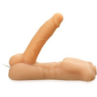MUŽSKÉ TORZO S VIBRUJÍCÍM PENISEM MASTURBÁTOR + LUBRIKANT – 74321949 - 3