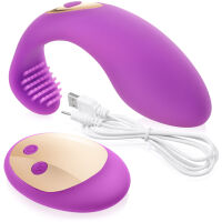 MASAŽÉR PRO PÁRY, VENUŠINY KULIČKY, STIMULAČNÍ VAJÍČKO NA DÁLKOVÉ OVLÁDÁNÍ FIALOVÁ BARVA- 70267429 - 2