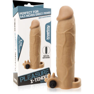 OBJEMNĚJŠÍ A VĚTŠÍ PENIS - REALISTICKÝ NÁVLEK ZAMĚNÍ VÁŠ ÚD VE  SKUTEČNÉHO OBRA HNĚDÁ BARVA- 79292316