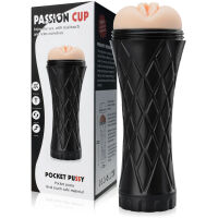 Sada pro muže: vakuová pumpa na penis, umělá vagina a lubrikant na vodní bázi  – 71872957 - 6