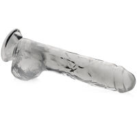 UMĚLÝ PENIS 24 cm  GELOVÉ DILDO NA SILNÉ PŘÍSAVCE  - 71158711 - 2