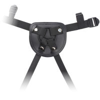 Strap-on s fialovým realistickým dildem 17 cm BDSM LGBT - 71242178 - 4