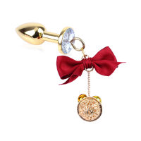 Anální kolík a svorky na bradavky s červenými stužkami - 79050503 - 4