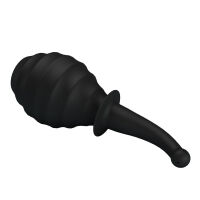 Černý irigátor hruška klystýr pro anální sex 330 ml - 72303103 - 4
