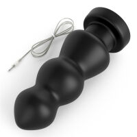 Velký vibrační anální kolík s dálkovým ovládáním 7 cm průměr 10 funkcí - 79399862 - 3