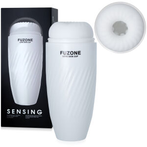 Měkká umělá vagína v elegantní bílé tubě masturbátor - 72542874