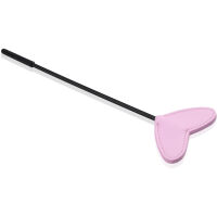 BIČÍK PLÁCAČKA S KOŽENÝM SRDÍČKEM PRO PŘÍZNIVCE SM A BDSM - 68463667  - 2