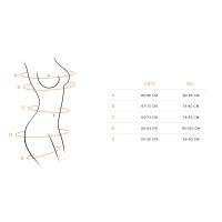 Obsessive černé dámské body s otevřeným rozkrokem Blomentis - 76470440 - 6