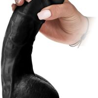 OHROMNÝ  23 cm REALISTICKÝ PENIS - DILDO S PŘÍSAVKOU - 70750069 - 2