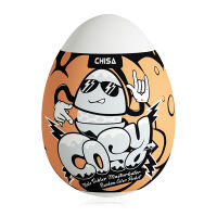 Modré gelové masturbační vajíčko s lubrikantem pro muže - 78142419 - 5