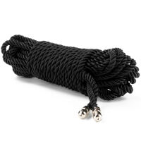 Rebellion černé lano na svazování bondage BDSM 10 m - 79901592 - 4