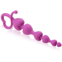 ŘETÍZEK STIMULUJÍCÍ ANÁL I VAGÍNU S KORÁLKY VE TVARU SRDCE - 56385311 - 2