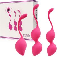 VIBRAČNÍ VENUŠINY KULIČKY - SILNÉ SVALY PÁNEVNÍHO DNA - ŠTÍHLÝ TVAR, PROGRESIVNÍ PROCVIČOVÁNÍ ŠTĚRBINKY RŮŽOVÁ BARVA- 72277613 - 2