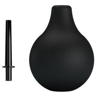 Černá gumová hruška na klystýr irigátor anální 160 ml - 70230983 - 5