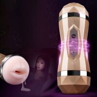 VAGINÁLNĚ-ORÁLNÍ MASTURBÁTOR PRO MUŽE V TUBĚ 35 SEX FUNKCÍ  35 SEX FUNKCJI - 74305160 - 3